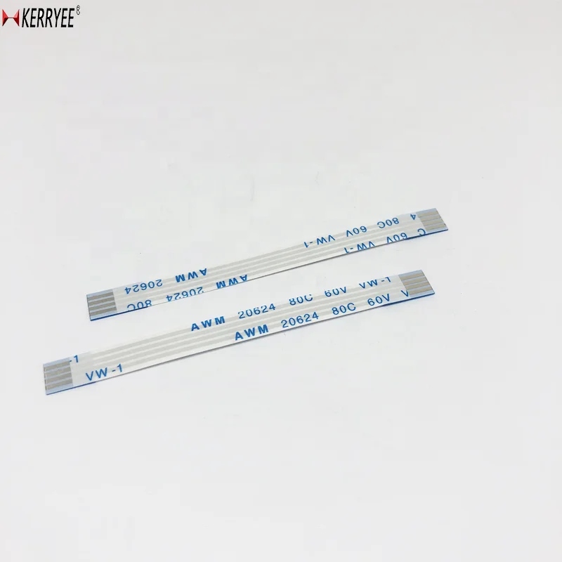 4P same side 1.0mm FFC LCD display flexible flat cable 60mm connector