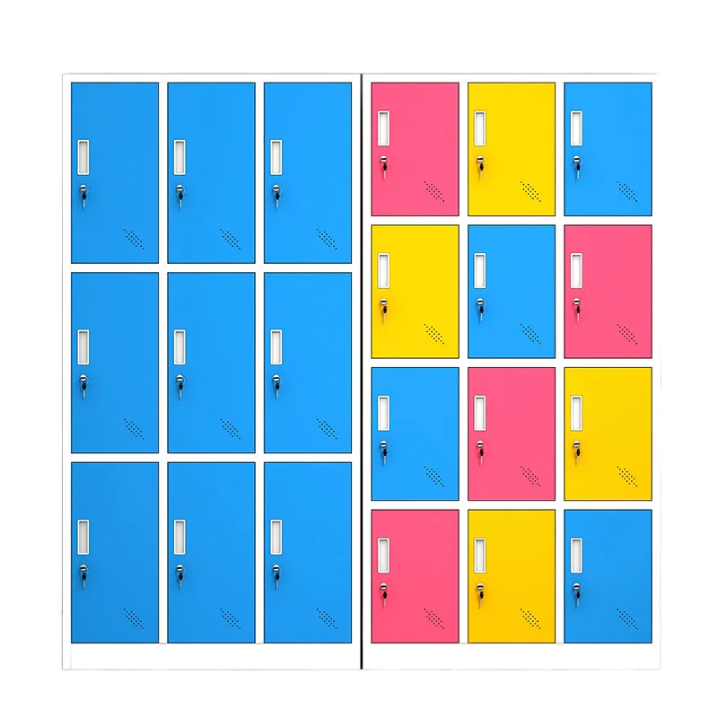 Luoyang Modern Design 12-Door Metal School Locker with Padlock for Hospital Use