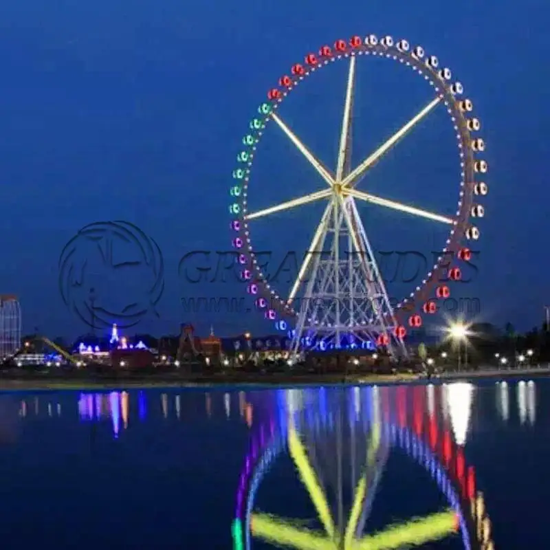 Newest Design Factory Price Carnival Ride Ferris Wheel Large 88m Sightseeing Ferris Wheel for Sale