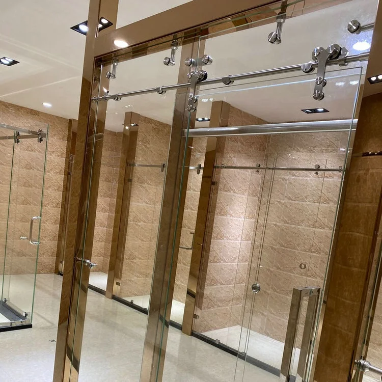 
bathroom glass clip New popular european style steam shower room MP-J8301 