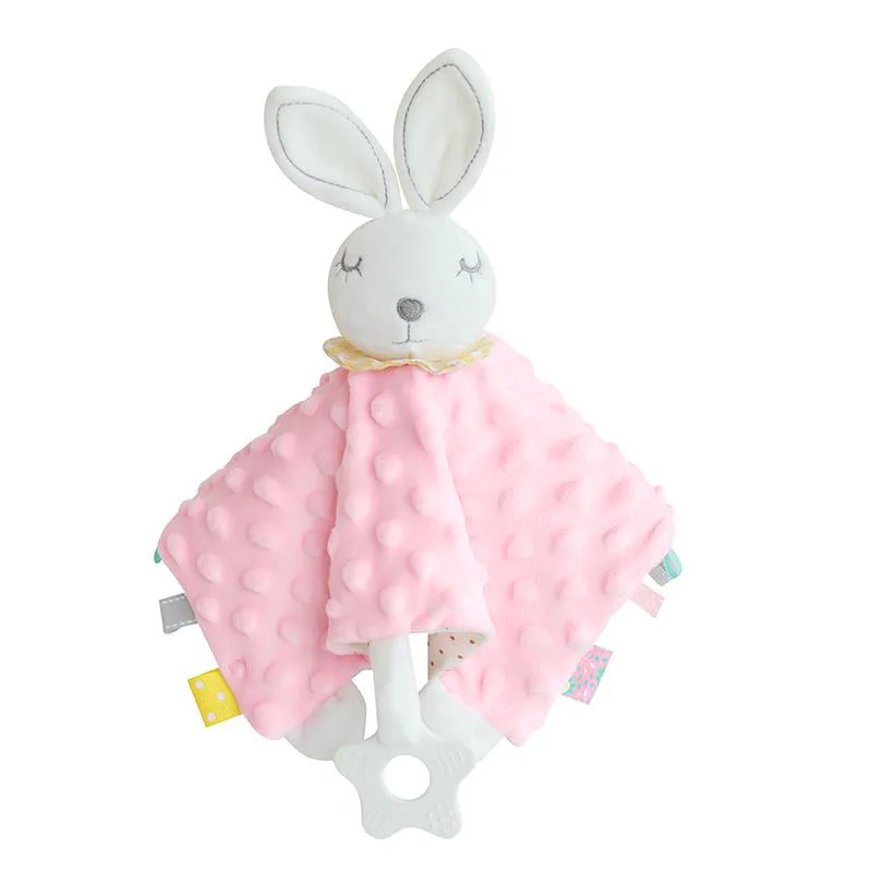 Baby Comforter Blanket Soft Plush Newborn Sleeping Dolls Kids Fashion Sleep Toy Soother Appease Towel Bibs