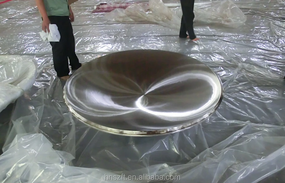 SS 304 stainless steel elliptical dish heads for LNG tanks