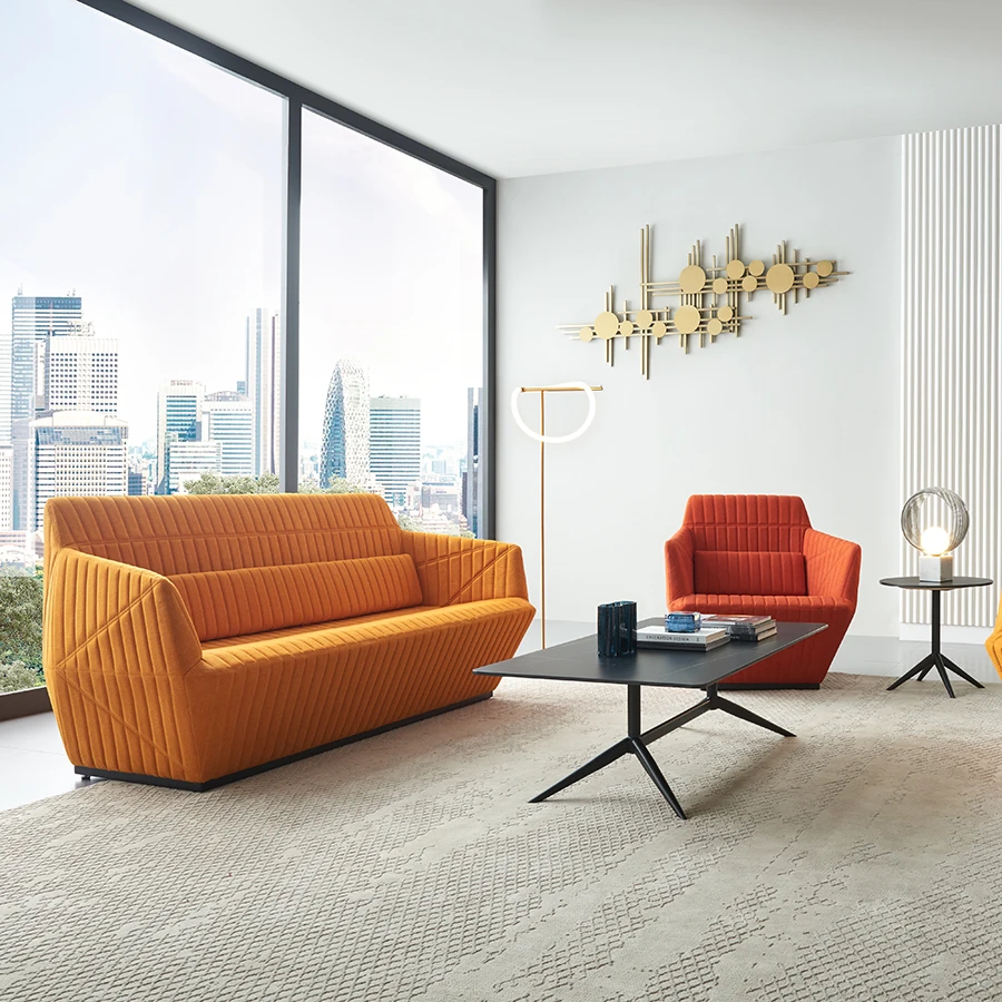 Foshan Furnistyle Sofa Manufacturers Unique 3 Seater Sofa Set Customizable Cheap Sofa Loveseat Sets Furniture For Apartments