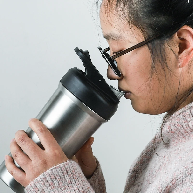 Popular Products Durable Gym Shaker Bottle Plastic Protein Shaker Bottle With Mixing Ball