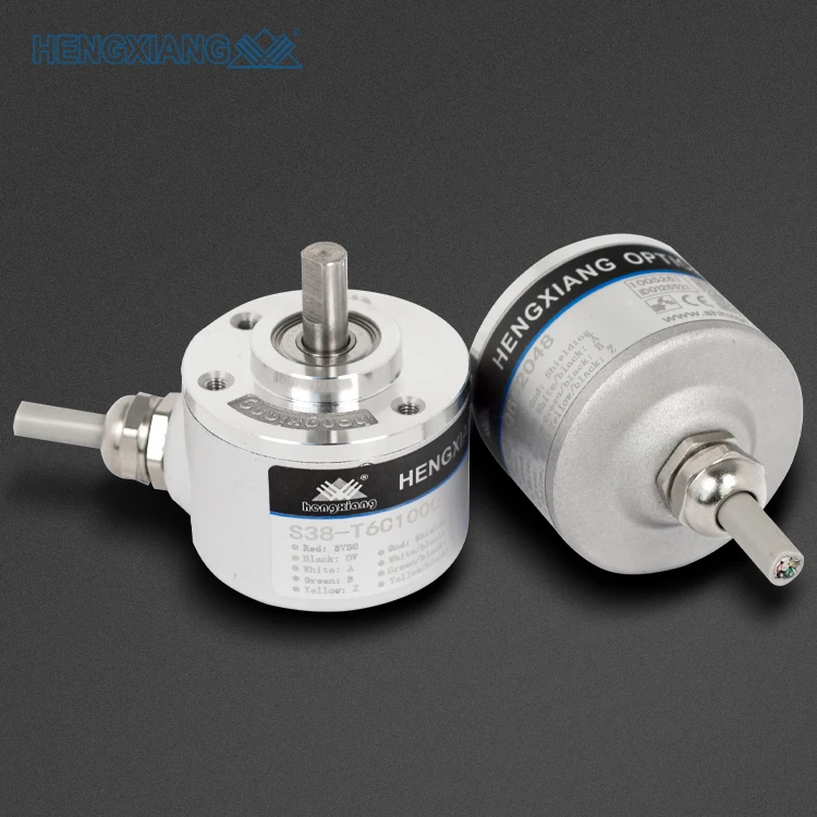 Solid Shaft 6mm 10 bit Encoder Absolute Optical Encoder Resolution up to 12bit(4096) NPN/PNP Output Signal
