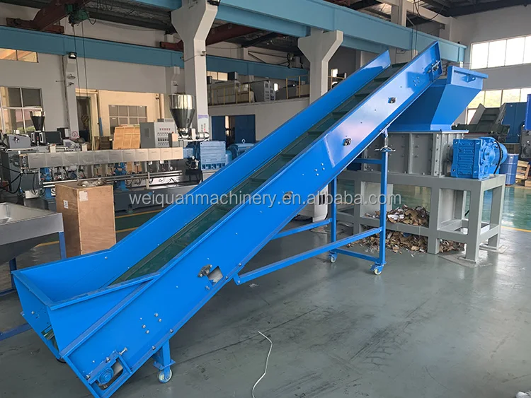 industrial rubber tire waste plastic metal bottle film two double shaft shredder machine for sale