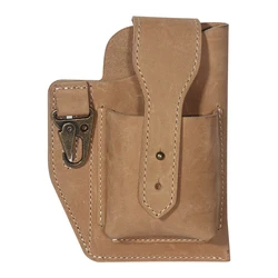 Custom Cowhide Tactical Waist Belt Phone Pouch key case Military Tactical Waist Belt Bag