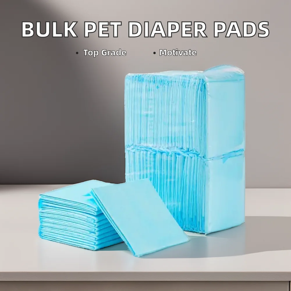 Wholesale Disposable Pet Urine Pads Thickened PE Deodorant Dog Diapers for Training Sustainable Tissue Paper Material for Cats