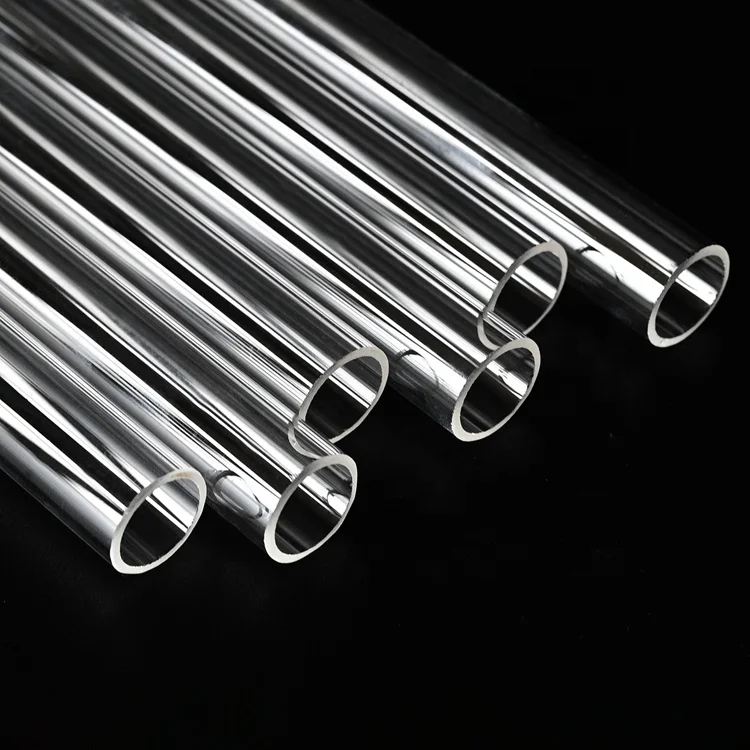 SUCCESS Excellent Electrical Insulator High Temperature High Purity Quartz Tube For Tube Furnace