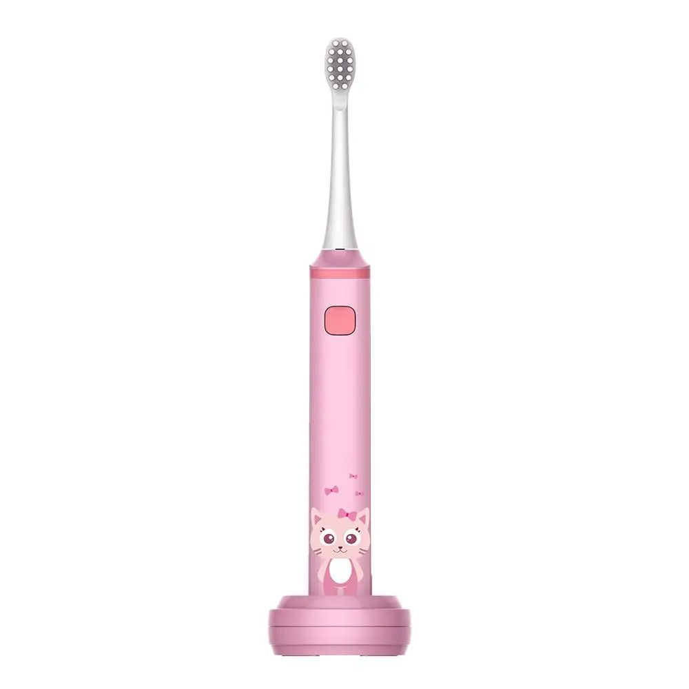 J-style 1835 factory wholesale stock Item kids automatic toothbrush Teenager electric toothbrush for kids with holder animal