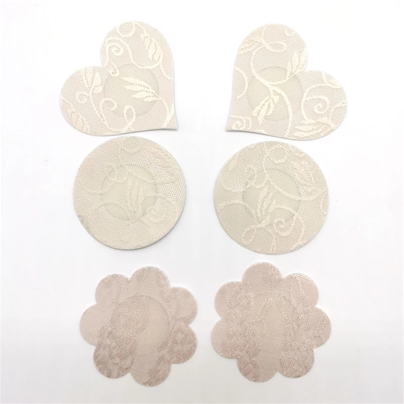 Factory Customization Sexy Nipple Cover Disposable Nipple Sticker polyester Nipple Pasties