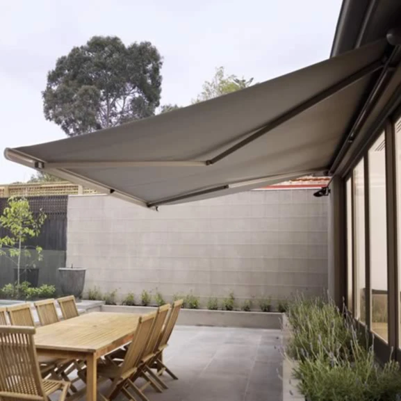 Top Sale Aluminum Alloy Roof Top Sun Shelter Window Door Retractable Awning For Garden