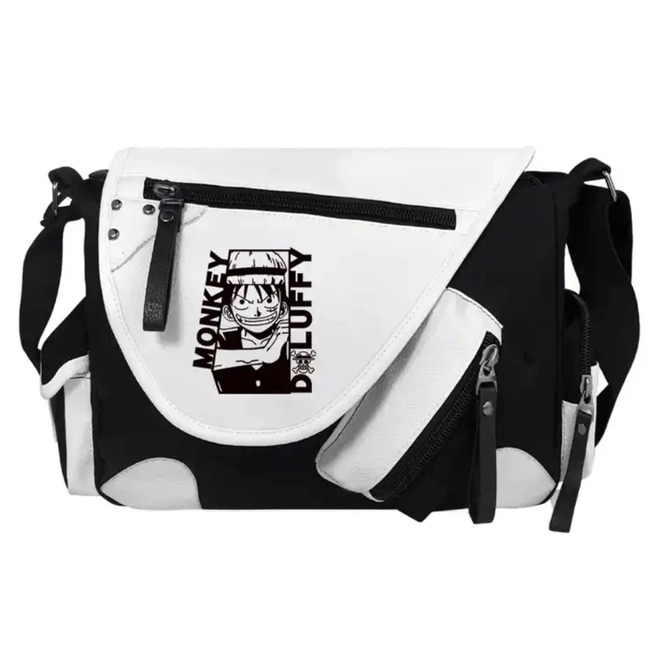 13 Designs Pirate King Luffy Nami Sanji Chopper Zoro Anime PU Canvas Backpack Cartoon Travel Storage Shoulder Bag