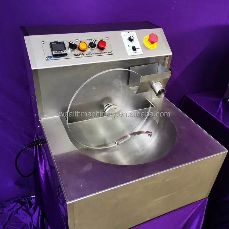 Chocolate Tempering Machine Multi-function 8/15/30 kg Capacity Chocolate Melting Tempering Coating Machine