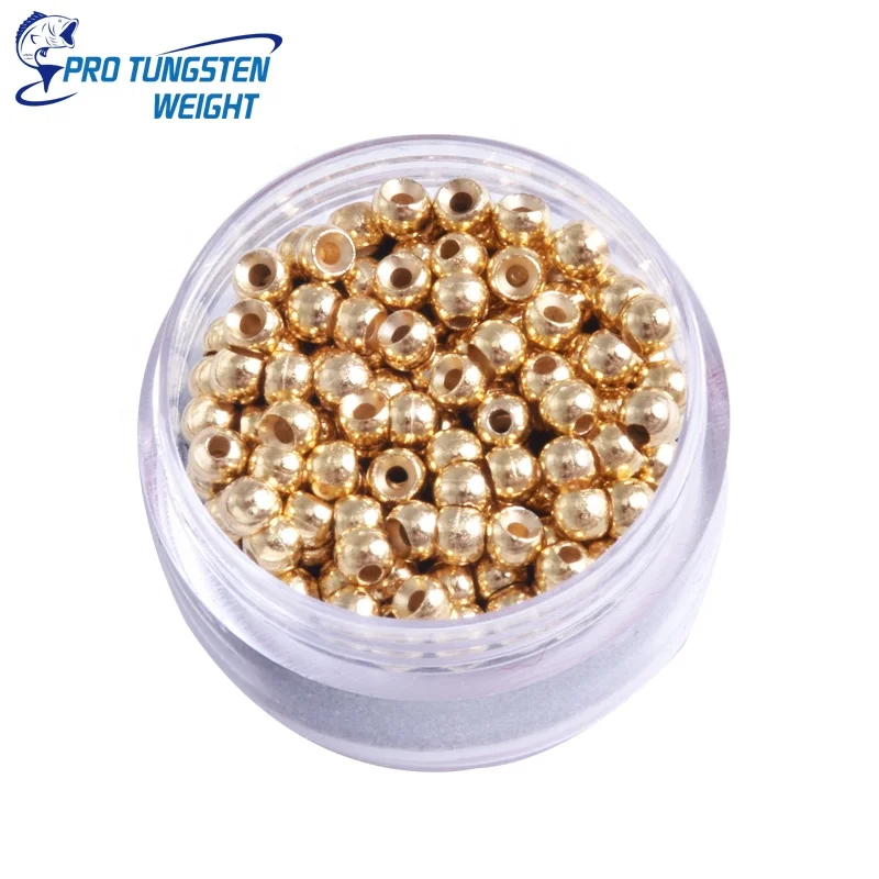 1.5-6.4mm Fly Tying Tungsten Beads Round Nymph Head Ball Fly Tying Material