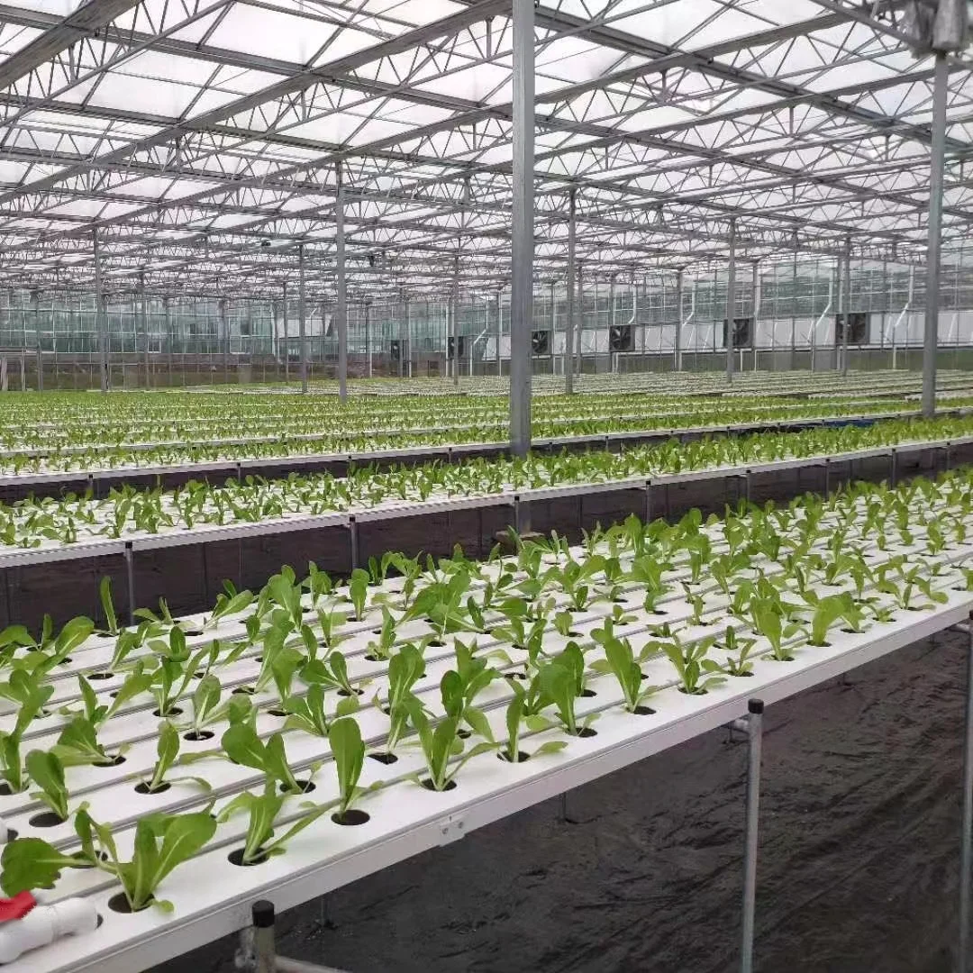 Customized sizes hydroponic tube square PVC pipe hydroponic channel pipes for plant growing NFT system