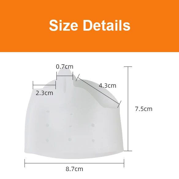 Silicone Metatarsal Pads Toe Separator Pain Bunion With Foot Pad Corrector Unisex Hallux Valgus Braces