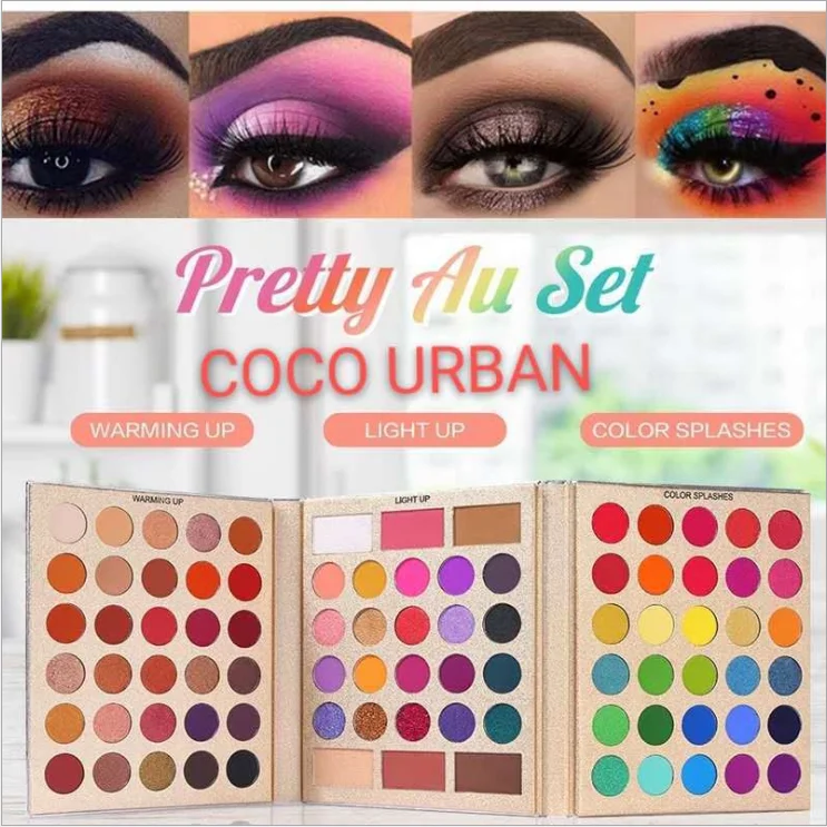 
Wholesale 86 Colors All-purpose Makeup Playbook Matte Shimmer Glitter Eyeshadow Highlight Blush Eye Face Cosmetics Set 