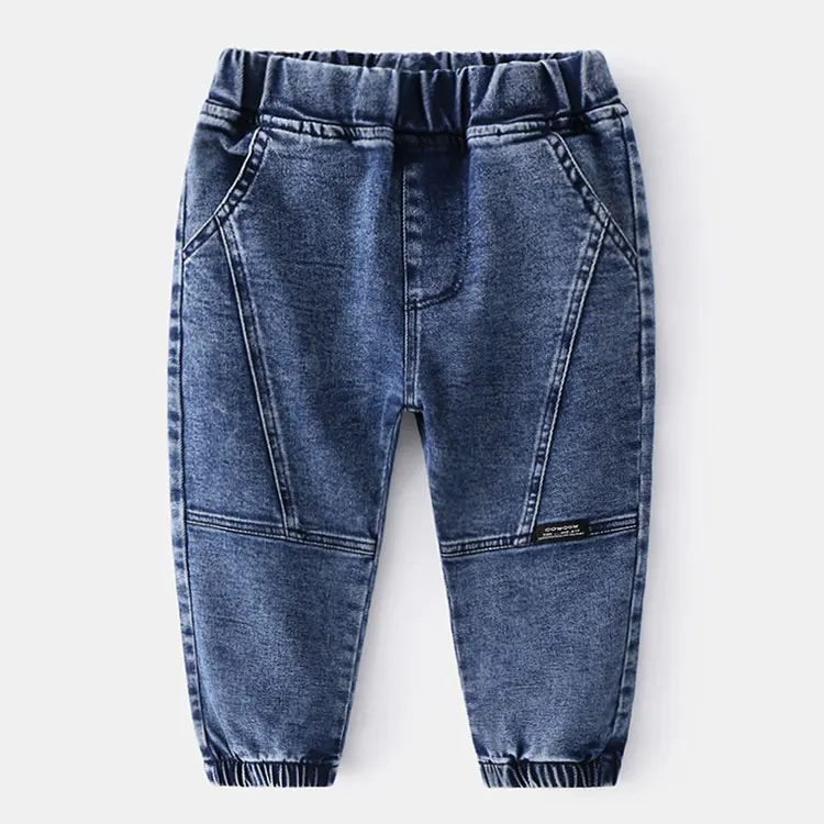 
Straight Elastic Denim Pants Jeans Trousers boys fashion pants 