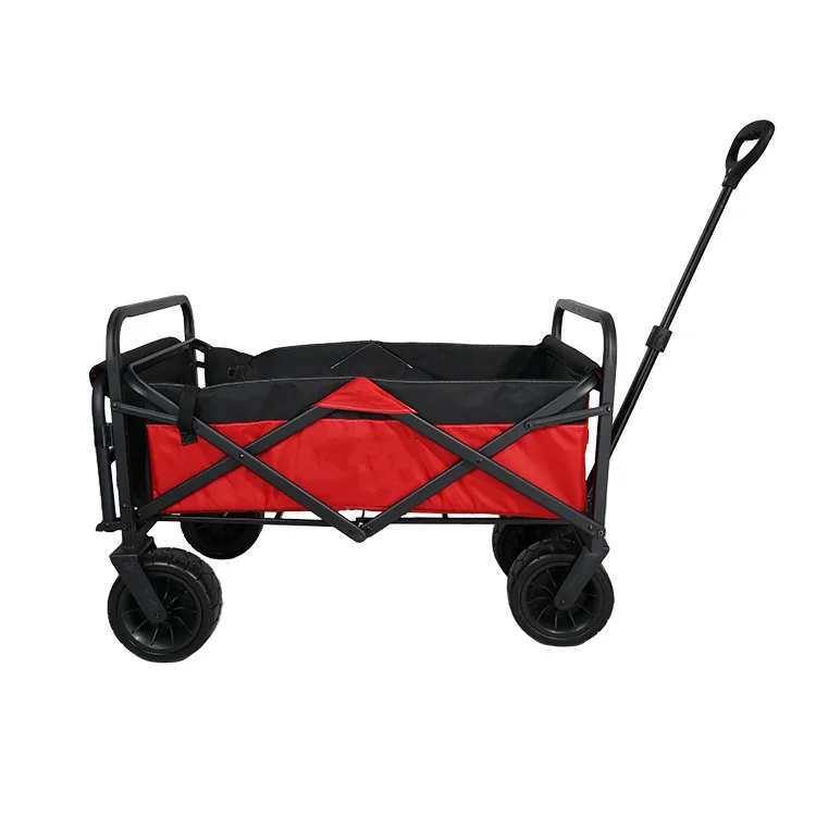 Customized Color Park Picnic Cart Factory Wholesale Outdoor Camping Beach Trolley Folding Garden Wagon