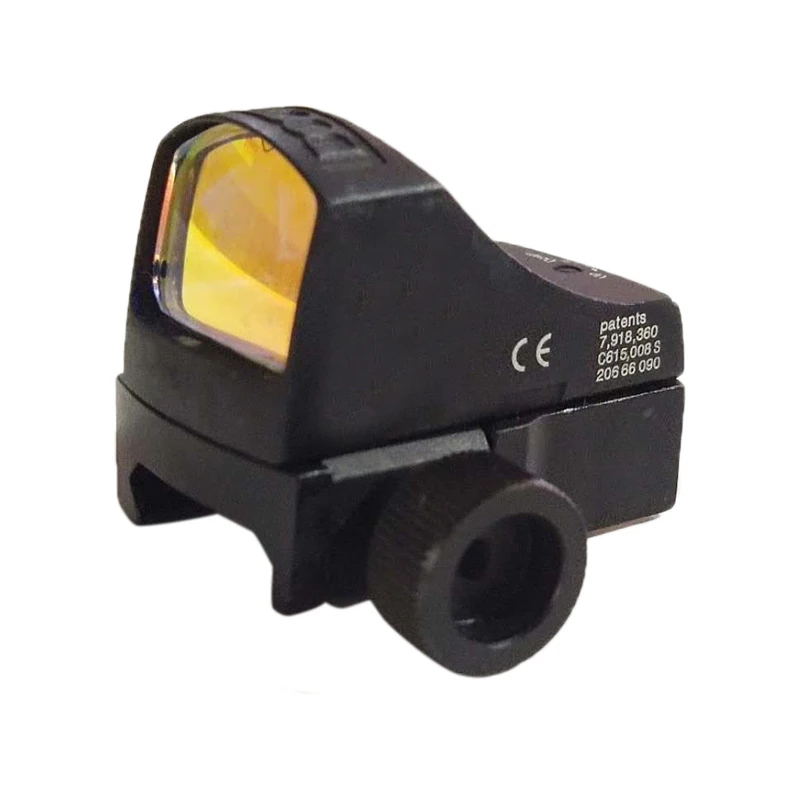 Mini DOC Red Dot Sight Scope 2 Dot Size  With on/off Switch Red Dot Reflex Sight