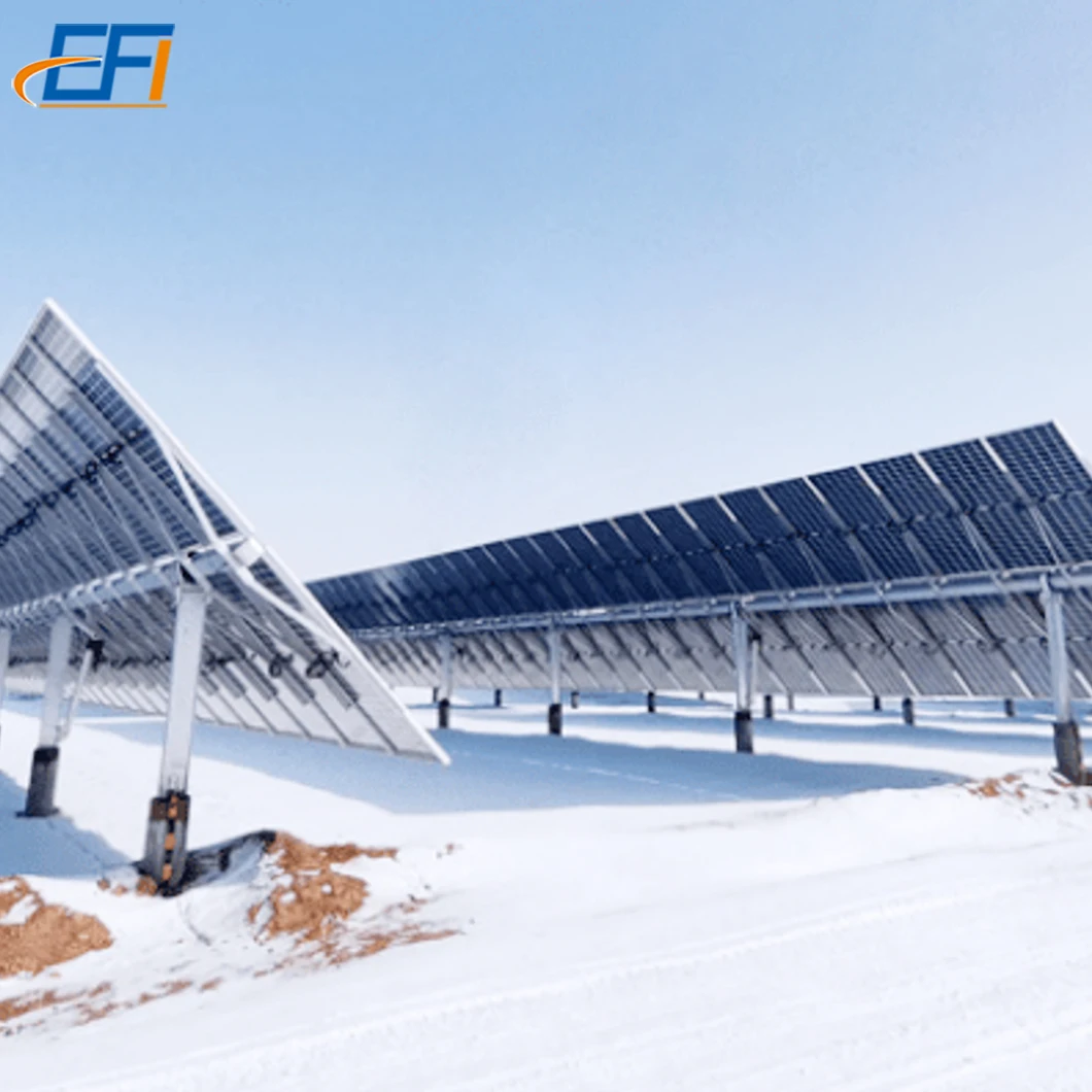 Tracking Solar Mounting System Light Steel Sun Track Ground Based Aiming Solar System