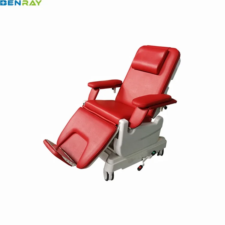 BR-DC24 CPR Function Seat Medical Clinic Chair Leg Rest Wholesale Rest Equipment Hospital Chair Electric Blood Collection Chair