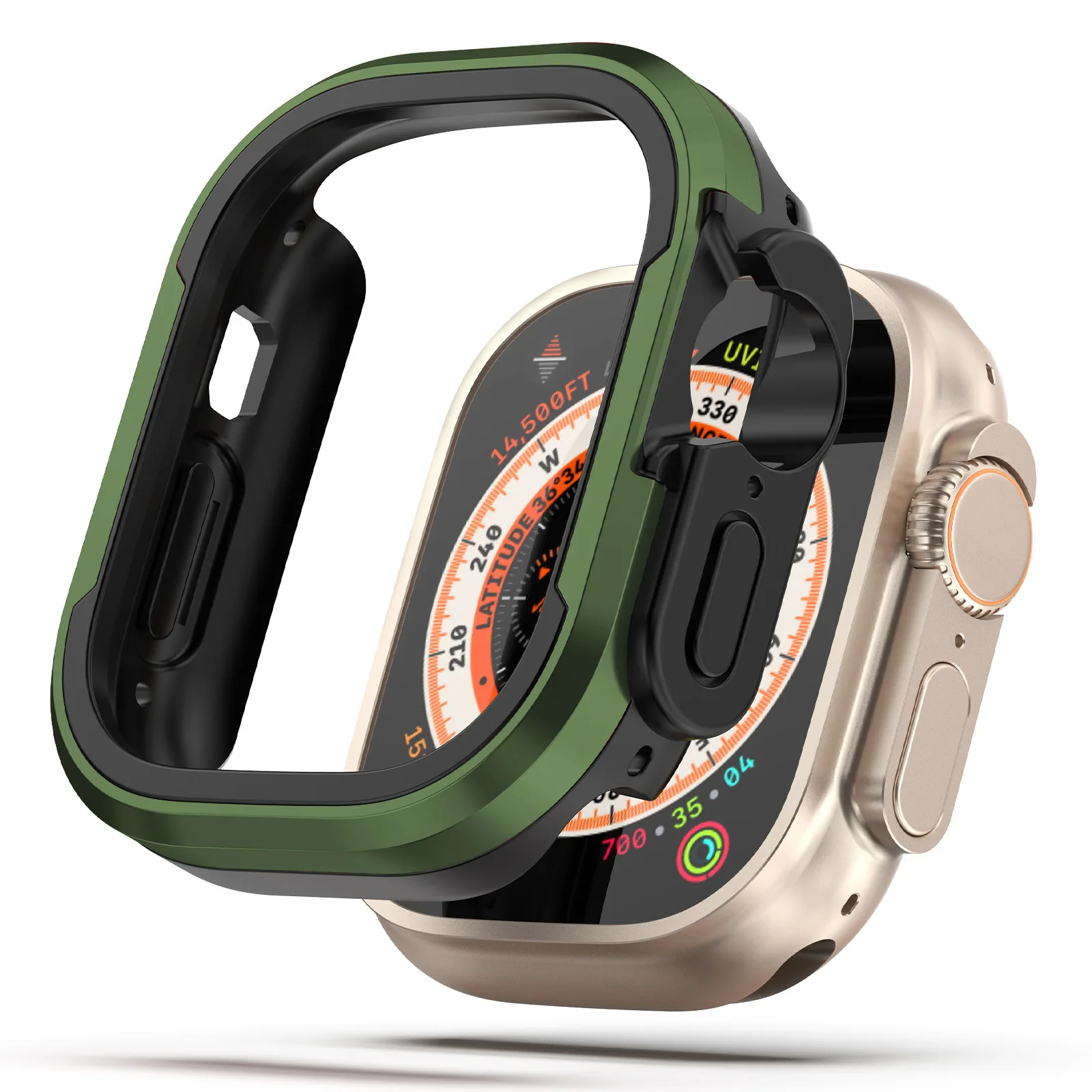 New Products 49mm Aluminum Alloy Smart Watch Case for Apple Watch Ultra for apple iwatch8 Metal Fall Protection Case S4567 Serie