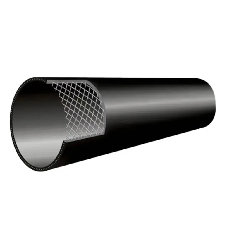 1.5 Inch Customized Size HDPE Fire Protection Pipe Corrosion-Resistant Poly Water Supply Pipe for Firefighting with Head Cut