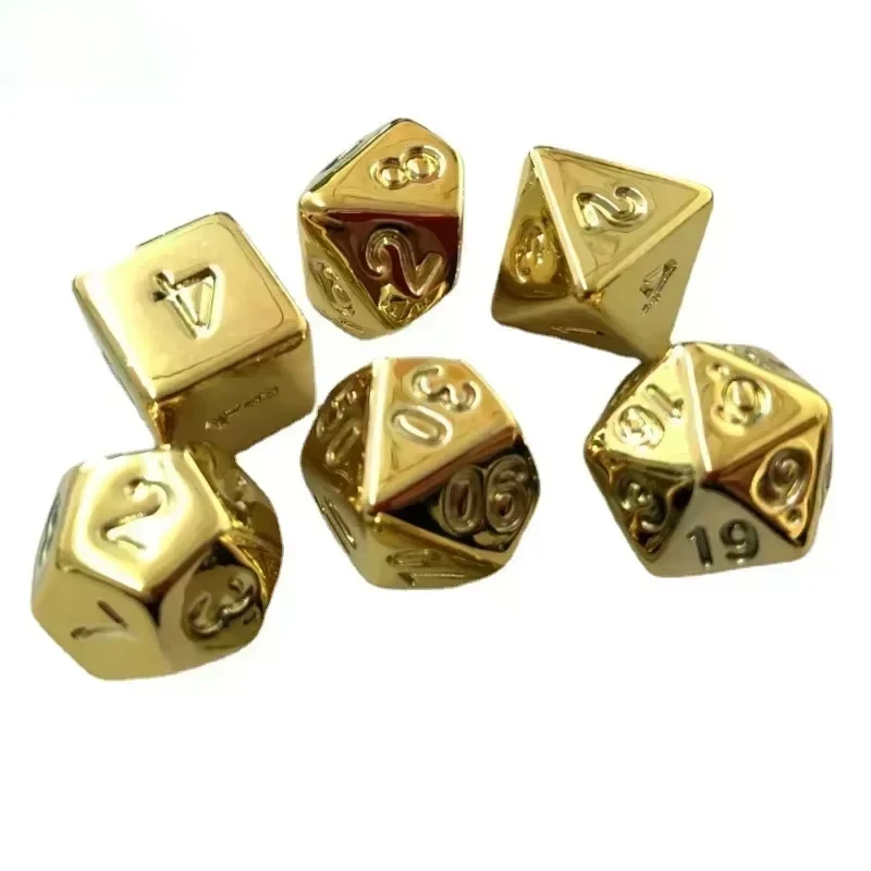 Набор Кубков Dnd D & Dungeons And Dragons набор кубков профессиональная Настройка металлическая текстура акриловая Rpg 16 мм