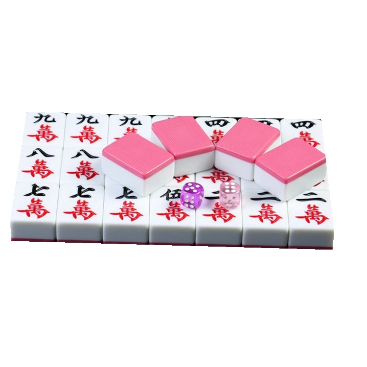 Home entertainment melamine material can be customized size mahjong tiles custom mahjong tiles
