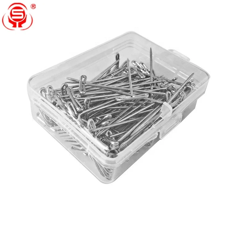 
Wholesale 100pcs packed Silver Steel Tpins for Wigs 