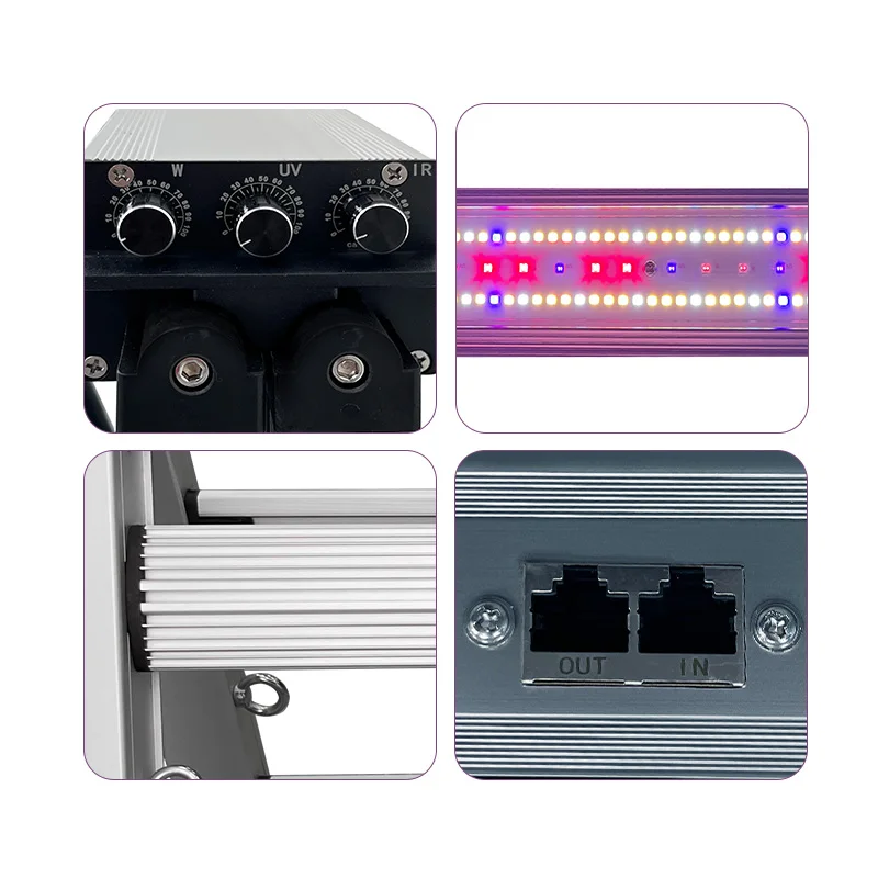Коммерческий полный спектр затемнения Samsong LM281B 301H UV IR 10 бар 1100 Вт светодиодный светильник