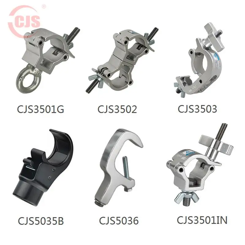CJS алюминиевая сценическая ферма освещения зажим крюк соединитель фермы дисплей фермы системы аксессуары держатель образца 1-2