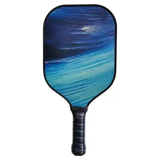 Customized Logo Glass Fiber Graphite Fiber Pickleball Paddle with UV Printing Polypropylene Honeycomb Core