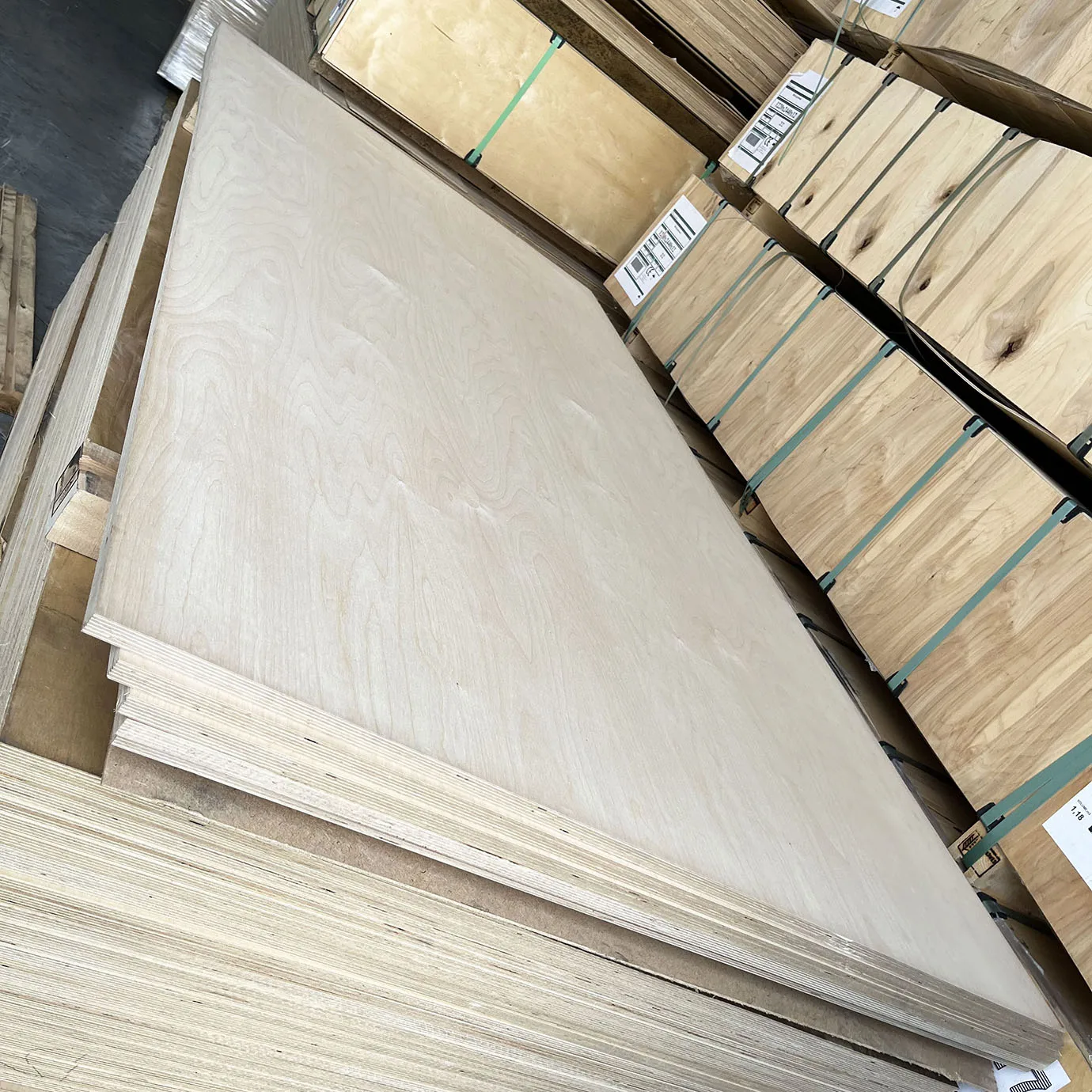 1220*2440mm 15mm 18mm UV Coated Baltic Birch Plywood