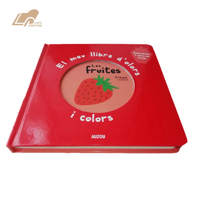 high quality cardboard children book early education learning board book