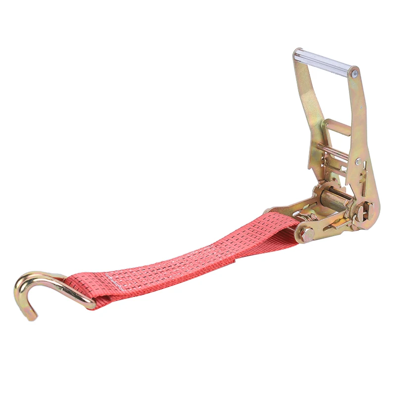 Chinese Factory 2 inch 5t Cargo Lashing Belt Truck Loading Belt Ratchet tie down Strap