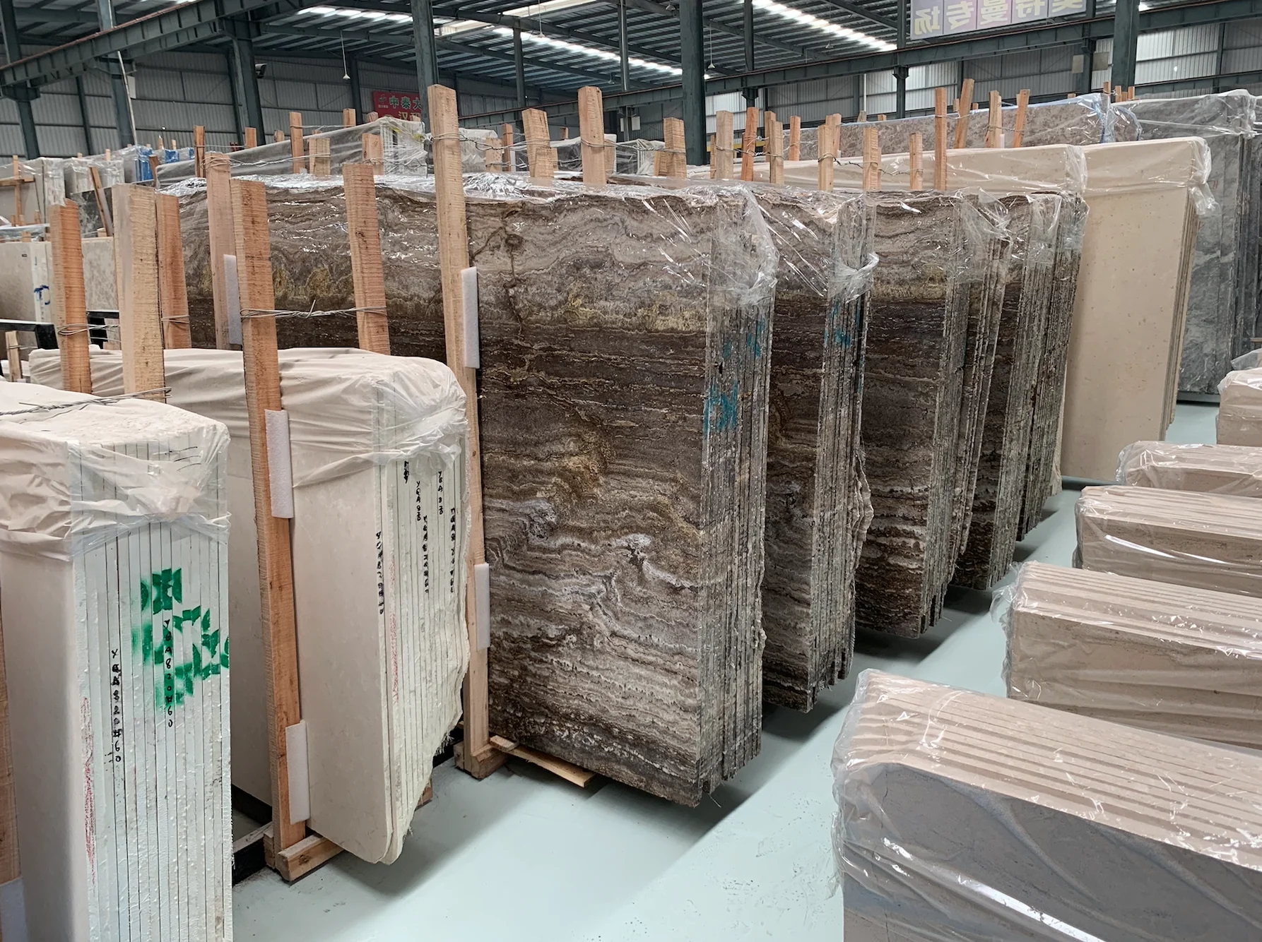 Silver Grey Travertine grey marble