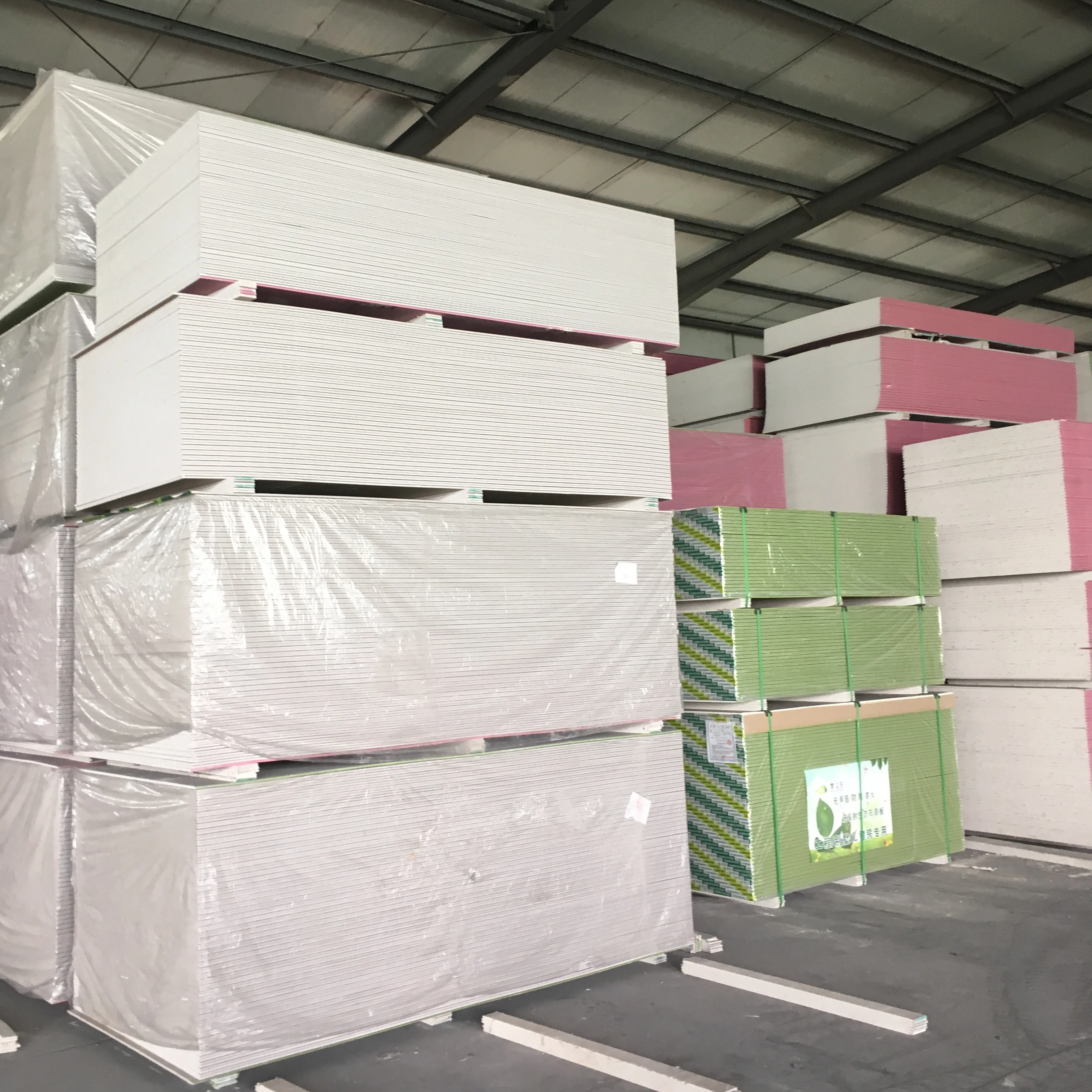 Paper Faced Gypsum Board 9.5mm Plasterboard Drywall Ceiling Gypsum Board Gypsum Board Fireproof