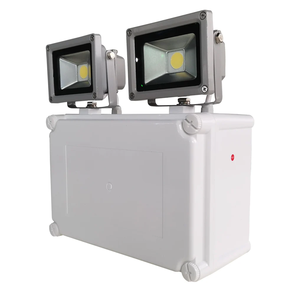 IP65 High lumen Rechargeable Twin Spot Led Emergency Light