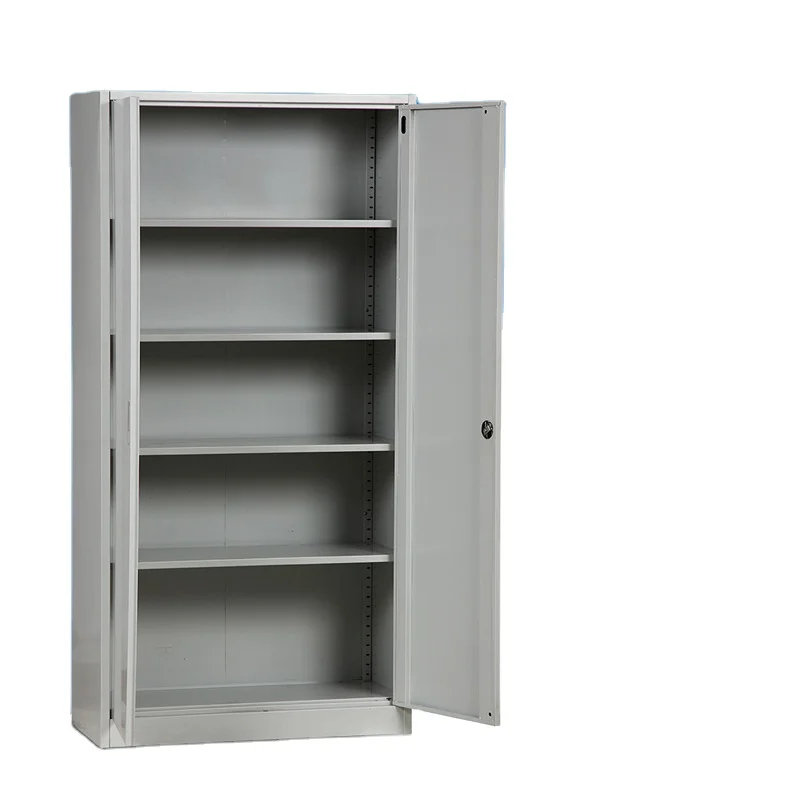 KD Black Color Filing Almirah Cabinet Steel Tambour Door Cupboard