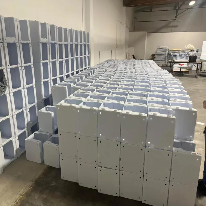 Wholesale Customized Corflut Foldable Stackable Plastic Storage Warehouse Picking boxes & Bins Snap Folding Storage Box