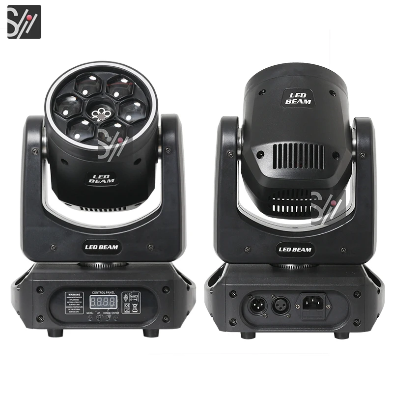 New mini laser stage lighting moving head stage disco led light 6pcs bee eyes rgbw dmx dj party club strip lights