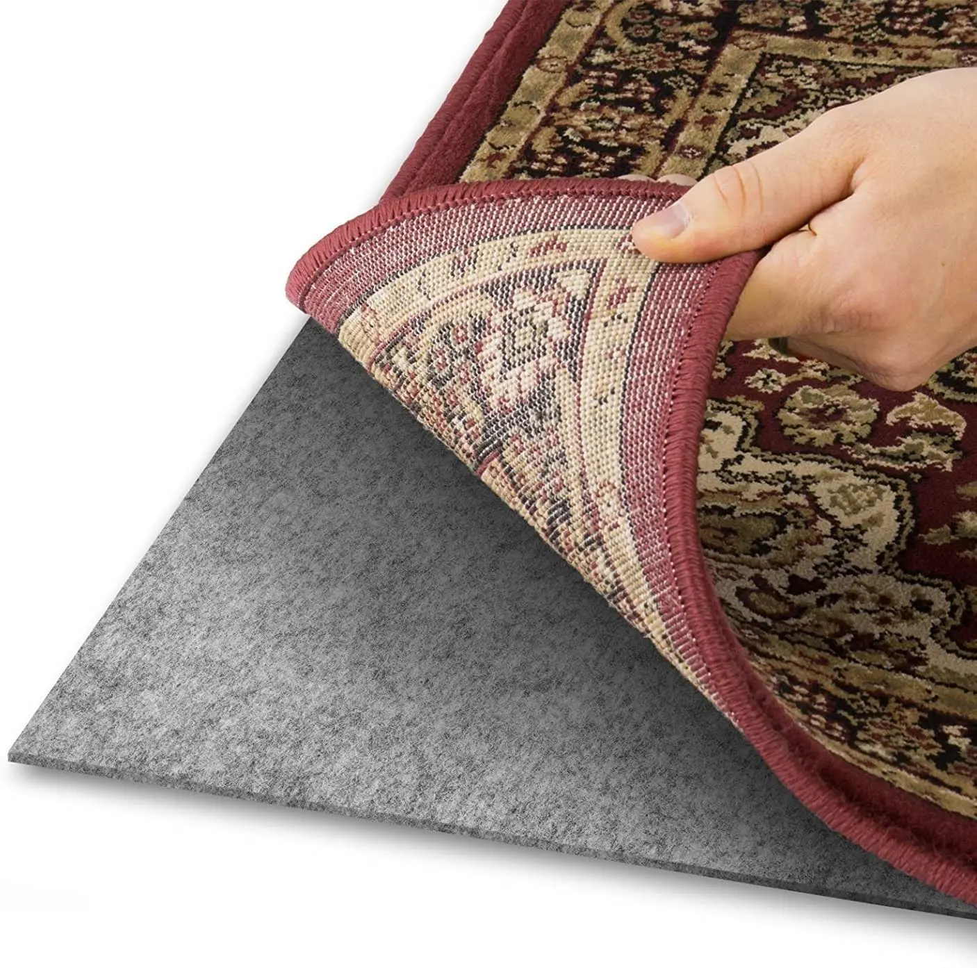 
Non woven anti slip rug pad with invisible glue 