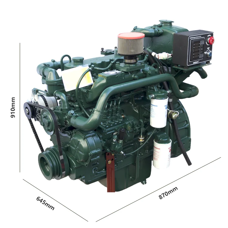 
Inboard Marine Diesel Propulsion Engines Yuchai Small Fishing Motor 4 Stroke 40 Hp 20hp 50hp 100 Ship Boat Engine Diesel 