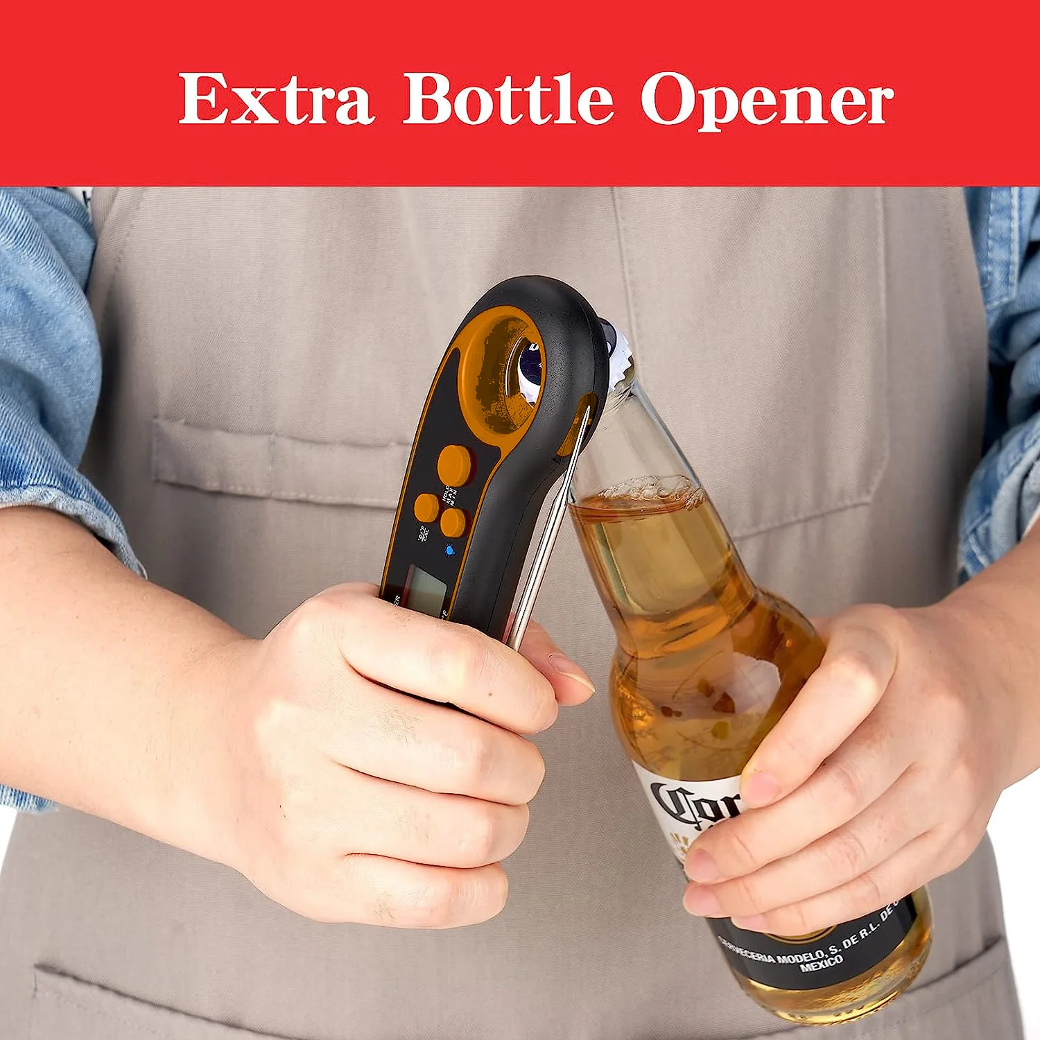 Household Kitchen digital thermometer for cooking - waterproof food Probe meat thermometers