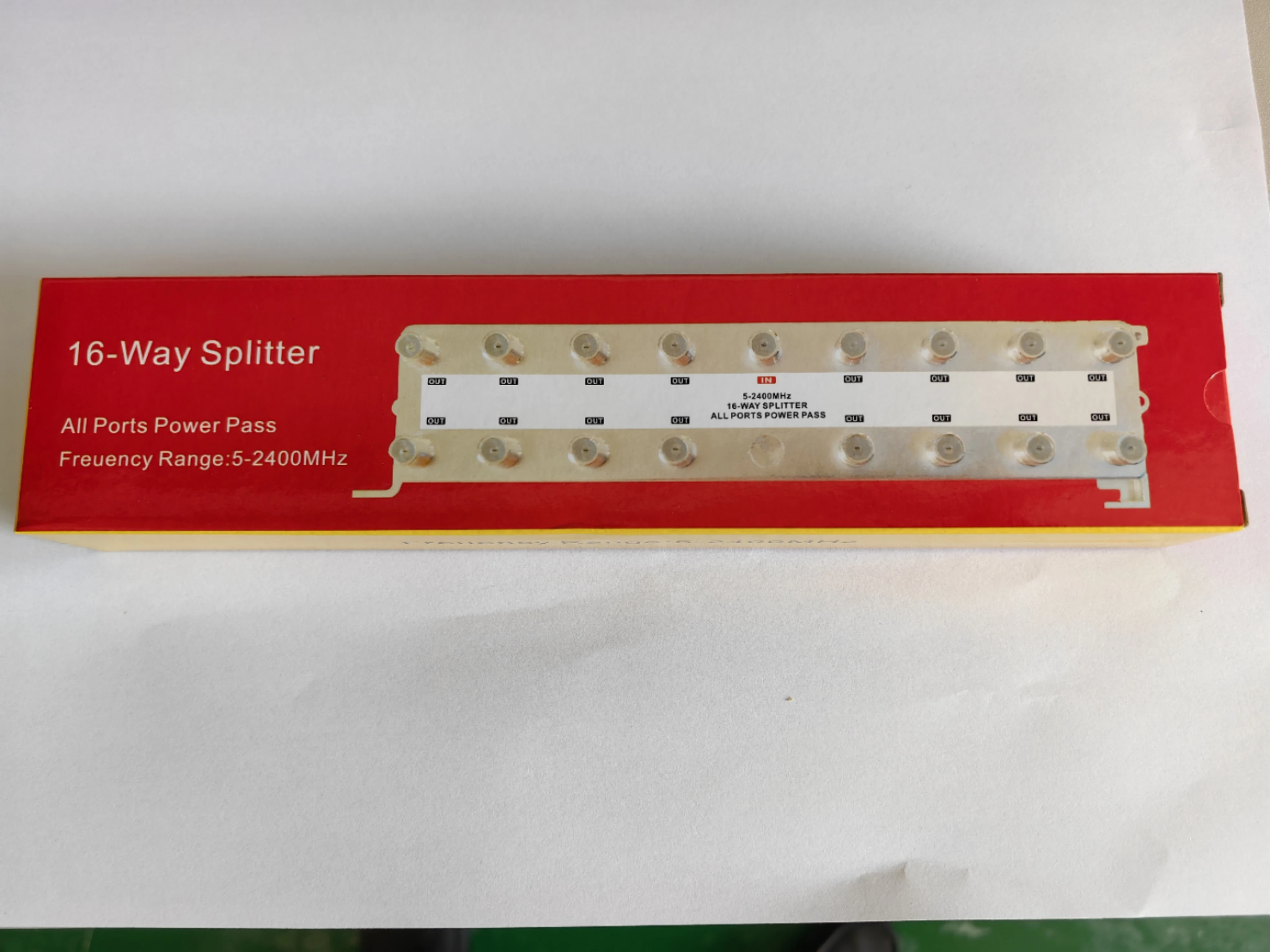 Highfly Professional 16 Ways CATV All Ports Power Parts 950-2150MHz Splitter