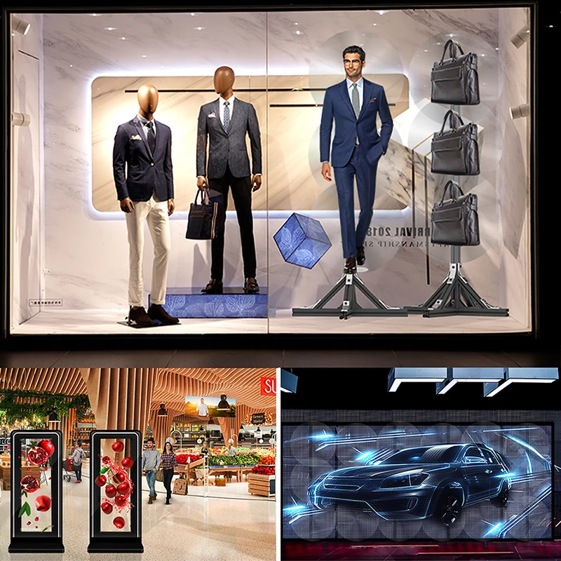 HOLO 1*3 45cm 16GB Resolution 1080P 3d holographic projector for Advertising Fan 3d hologram led fan display