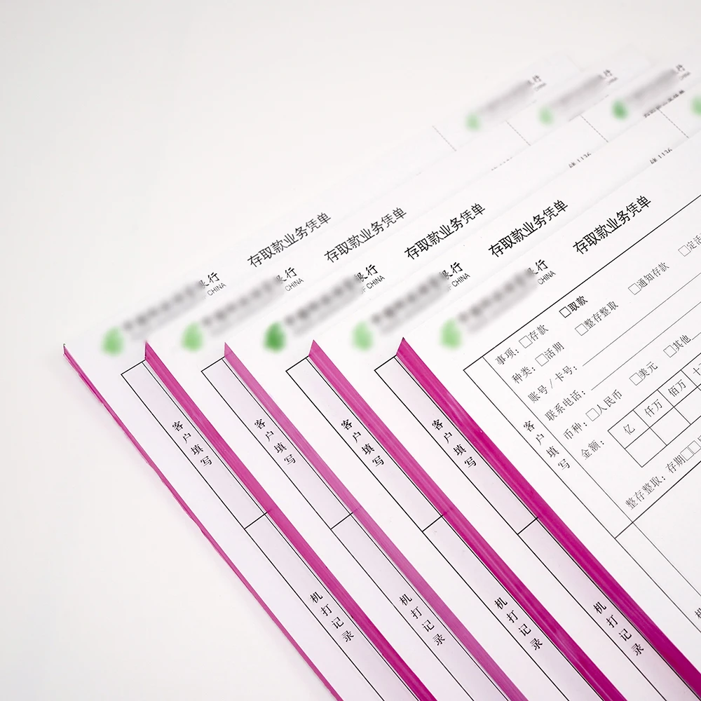 220*297mm computer forms carbonless ncr